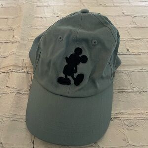 Disney Blue Hat with Black Mickey Design